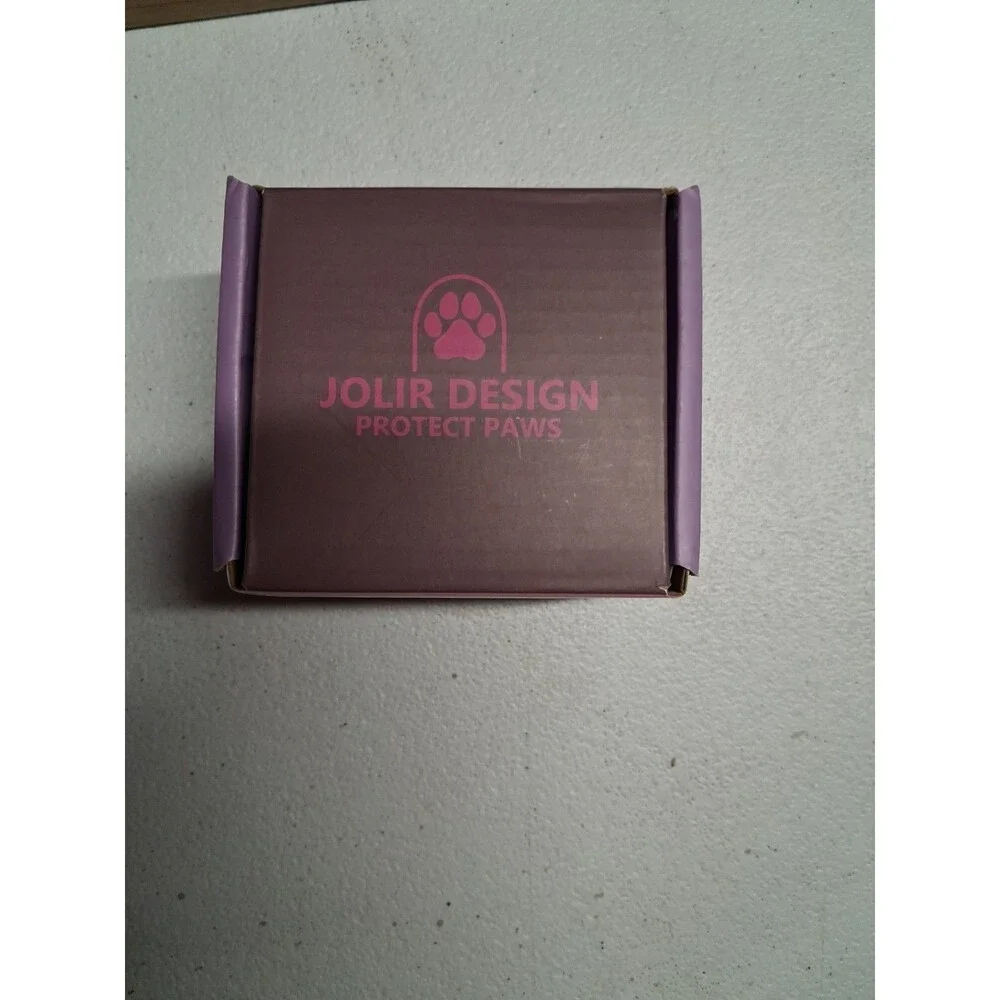 Jolir Design Silicone Dog Shoes Blue Size Medium new in box took them out pics